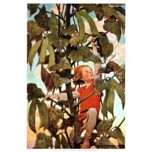  Jack and the Beanstalk Giclee Poster Print by Jessie Willcox Smith 