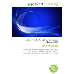Joe Walsh [Paperback]