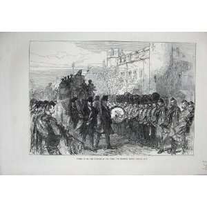  1871 Funeral Sir John Burgoyne Tower Traitors Gate