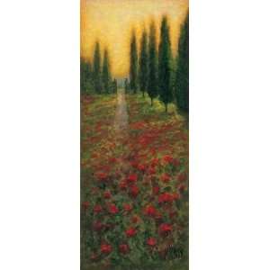   Tuscan Mood II   Artist John Mcnaughton   Poster Size 8 X 20 inches