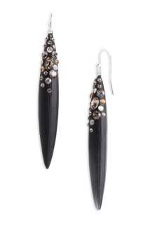 Alexis Bittar Champagne Dust Elongated Marquis Earrings  