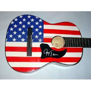 JOSH TURNER Autograph Signed USA FLAG Guitar UACC PSA/DNA