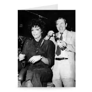 Leonard Rossiter & Joan Collins   Greeting Card (Pack of 2)   7x5 inch 
