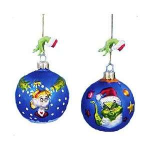  Dr Seuss Grinch and Cindy Lou Set 2 Christmas Ornaments 