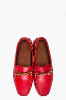 Dsquared2 Red Vacchetta Car Shoes for men  