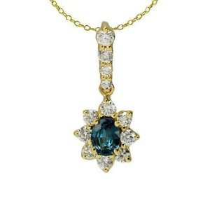 Mark Henry Alexandrite and Diamond Pendant 1/2ctw