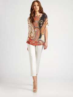 Etro   Paisley Knit Top    