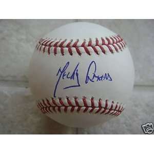 Melky Cabrera Autographed Ball   Official Ml