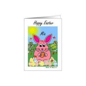  Happy Easter Mia / Easter Bunny Card Health & Personal 