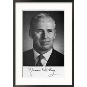  Norman E Borlaug American Scientist Collections Framed 