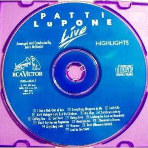 Patti LuPone LIVE (No Box, No Lit)