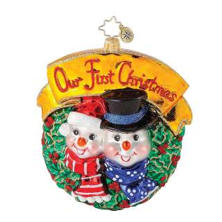 Christopher Radko Frosty First Snowman Ornament   Home   Bloomingdale 