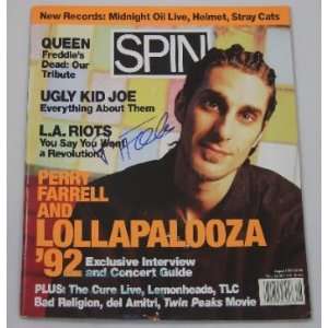 Perry Farrell Janes Addiction   Signed Autographed Spin Magazine