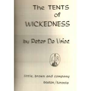  The Tents of Wickness Peter De Vries Books
