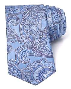 Ike Behar Large Paisley Print Classic Tie