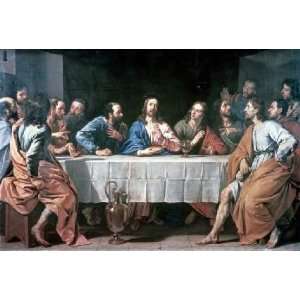  The Last Supper by Philippe de Champaigne. Size 16.00 X 10 