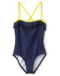  Girls Swim Confetti Dot Swimsuit   Sizes 7 14   Girls 7 16   Girls 