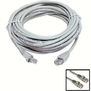 32 ft Cat5 Cat5e Ethernet Lan Network grey Cable Cord  