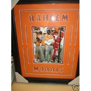Raheem Morris NFL Tampa Bay Buccaneers Coach Autographed & Framed 8 X 