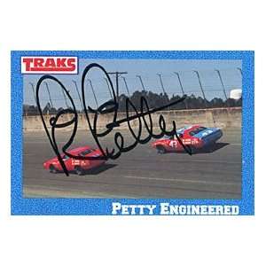 Richard Petty Autographed / Signed 1991 Traks No.3 Racing Card