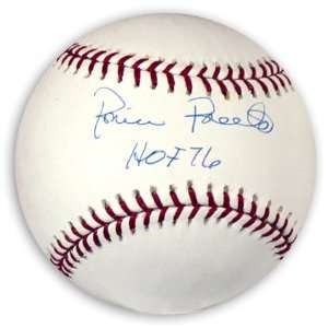 Robin Roberts Autographed MLB Baseball w/ Hall of Fame 1976 