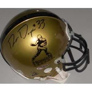 Ron Dayne Signed Mini Helmet   Authentic