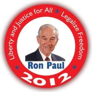 Ron Paul Liberty and Justice for ALL Button