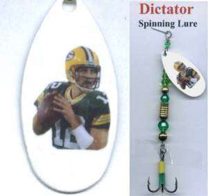 Fishing Lure AARON RODGERS Green Bay Packers Bass Bait  