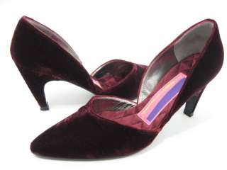   of susan bennis warrene edwards velvet d orsay heels in a size 7 these