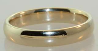 14k yellow gold mens comfort fit wedding band ring 5mm  