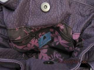 KATHY VAN ZEELAND Flap Dance Purple Handbag Purse  