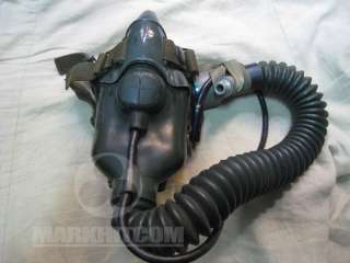 MS22001 HALO PJ USN USAF Acushnet Flight Helmet Oxygen Mask MIL M 