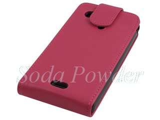 Flip Leather Case Pouch for SE Xperia Arc X12 (Cherry)  