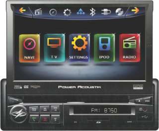   POWER ACOUSTIK PD740NB 7 CAR AUDIO TFT LCD FLIP UP RECEIVER BLUETOOTH