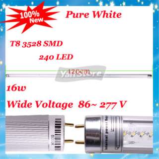   120CM 16W White LED Light Wide Voltage Transparent Fluorescent Tubes
