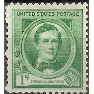  Postage US Composers Stephen Collins Foster Sc879 MNHVF 