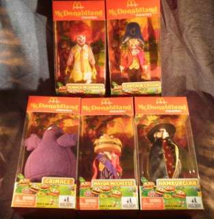   McDonaldland Characters Complete Series 1 (2008, Huckelberry Toys