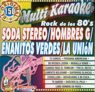 Karaoke 0150 Hombres G Enanitos Verdes La Union Songs  