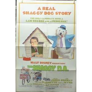  DISNEY THE SHAGGY DA TIM CONWAY ORIGINAL MOVIE POSTER 