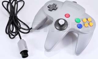 For Nintendo 64 N64 Systern Gray Game JoyPad Controller  