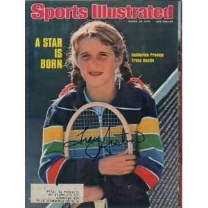  Tracy Austin Autographed March 1976 Sports Illustrated 