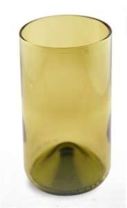 Wine Punt Collection Tall Olive Recycled Glassware  