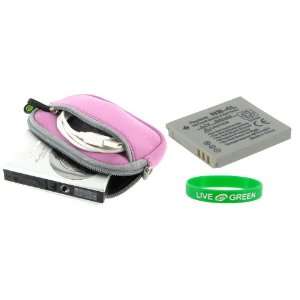   Case and KLIC 7001 Battery for Kodak EasyShare M340 Digital Camera