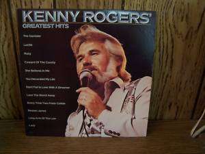 Kenny Rogers   Greatest Hits lp album 1980 NM / VG+  