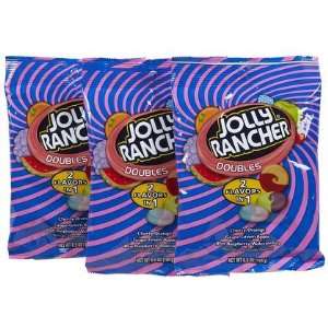 Jolly Rancher Doubles Assortment Peg Bag, 6.5 oz, 3 ct (Quantity of 4)