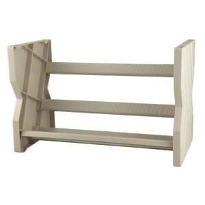  Kantek DVD/VHS Stacking Shelf, 25 DVD or 13 VHS Capacity 