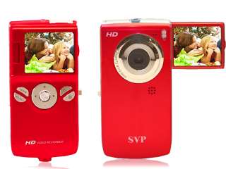 SVP FULL HD 1080p Pocket Digital Video Camera w/ Built in USB+TV Out 