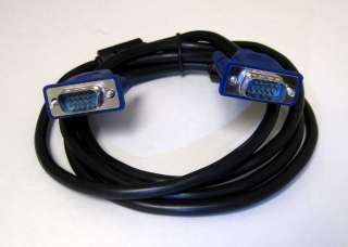25FT 25 FT 15 PIN SVGA SUPER VGA Monitor M Male 2 Male Cable BLUE CORD 