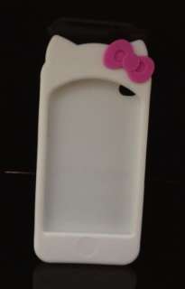   Silicone Ear Butterfly Hello Kitty Soft Cover Case For Ipod touch 4 4G