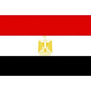  Egypt Flag Sheet of 21 Personalised Glossy Stickers or 